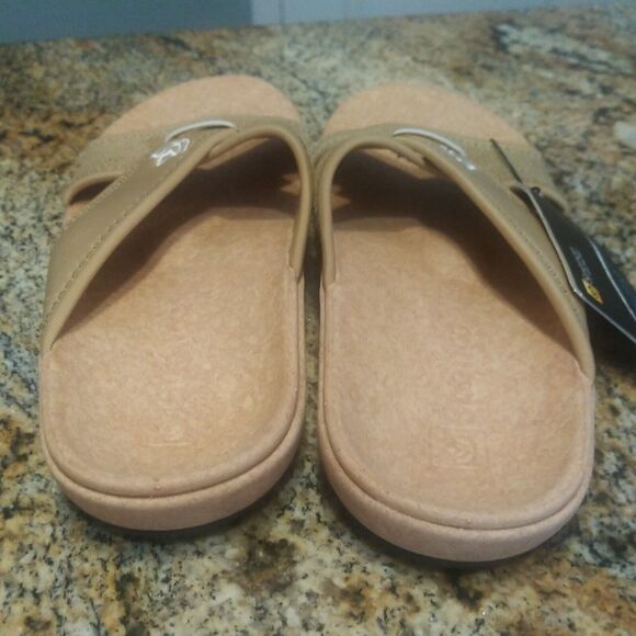 Women's Spenco Slip on Slide Sandals Tan Size 9 NEW NWT - Picture 10 of 10